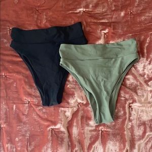 aerie high waisted bikini bottoms